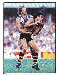 1983 Scanlens VFL Stickers #129 Geoff Raines Front